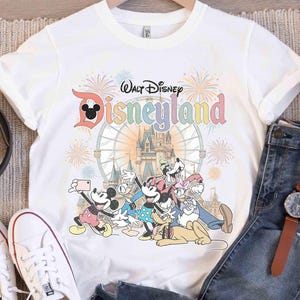 Vintage Disneyland Comfort Colors-skjorta, Disneyland Resort, Retro Vintage Disney-skjorta, Disney-familjematchskjorta, Disneyworld-skjorta bild 5