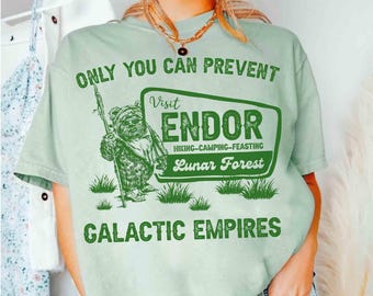 Vintage Ewok Endor National Park Protect Our Forest Shirt, Vintage Star Wars Forest Camp Tee, Hollywood Studios Galaxy's Edge Family Trip