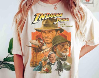 Disney Retro 90s Indiana Jones Adventure Movie Disneyland 1995 Retro Shirt, WDW Magic Kingdom Disneyland Family Vacation Holiday Gift