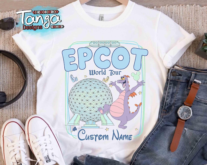 Customize All Disney Characters Epcot World Tour 2026 Shirt, Mickey ...