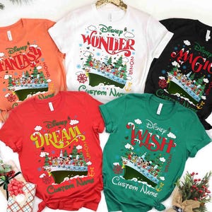 Personalized Disney Christmas Very Merrytime Cruises 2025 Shirt, Mickey & Friends Disney Cruise Line Christmas Shirt, Family Cruise Trip