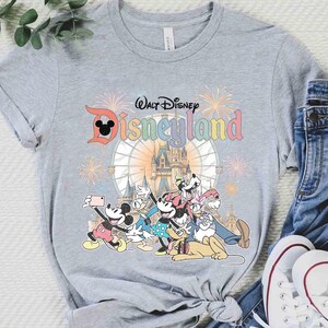 Vintage Disneyland Comfort Colors-skjorta, Disneyland Resort, Retro Vintage Disney-skjorta, Disney-familjematchskjorta, Disneyworld-skjorta bild 6