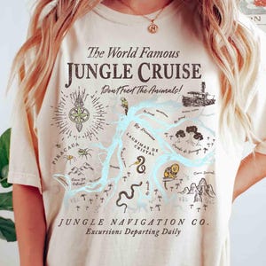 Disney Dschungel-Kreuzfahrt-weltberühmte Ausflüge, die tägliches T-Shirt, BTW Magic Kingdom Disneyland-Familienurlaub-Feiertagsgeschenk abreisen