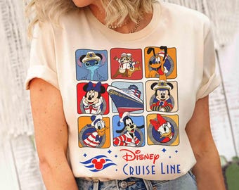Cute Disney Cruise Line Mickey and Friends T-shirt, Disney Wish Fantasy Magic Wonder 2026 Matching Tee, Family Cruise Vacation Holiday Gift