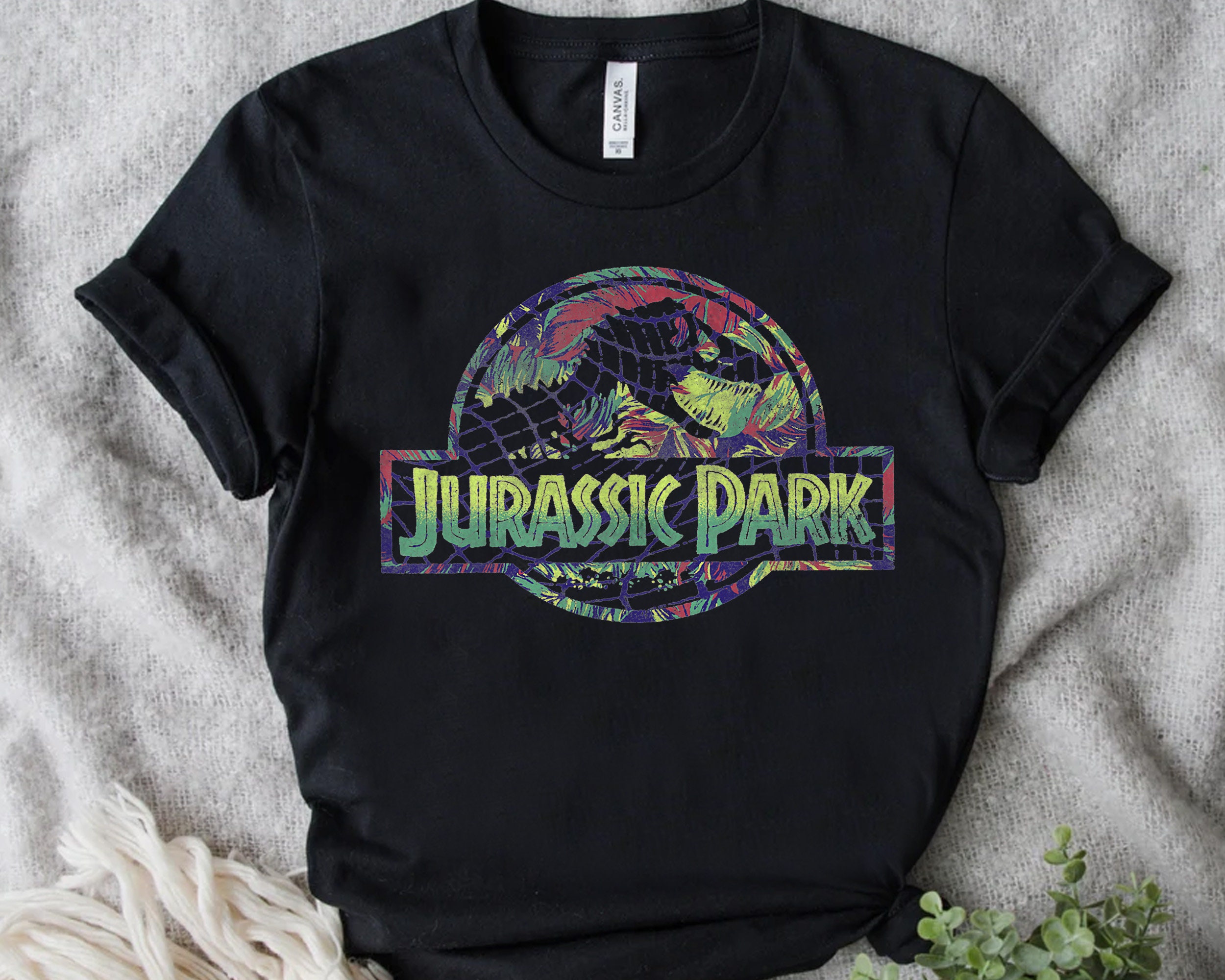 Discover Jurassic Park Grid Wave Logo T-shirt, Universal Orlando Holiday Trip Shirt