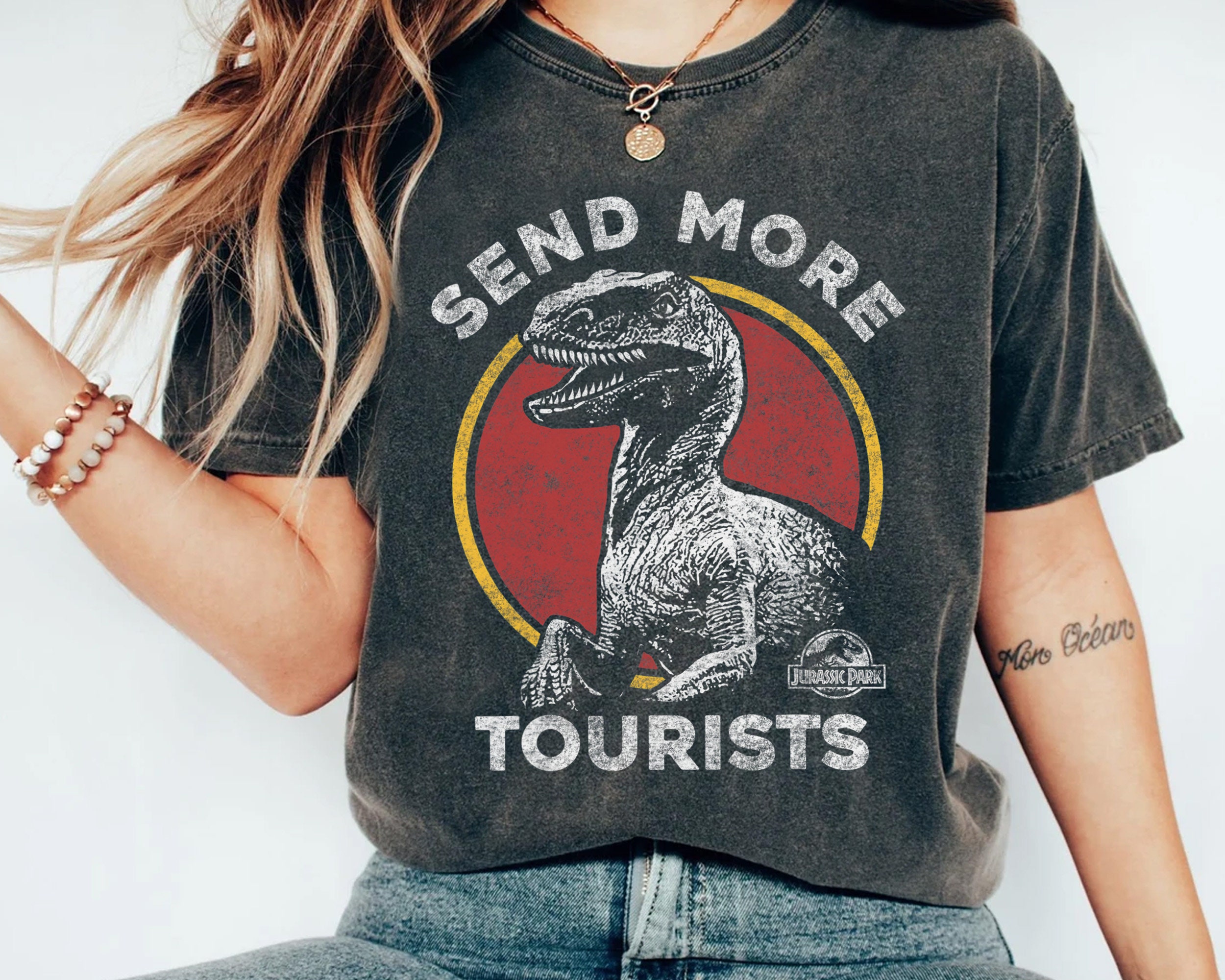 jurassic park raptor t shirt