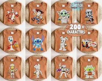 Customize Disney All Characters Mummy Group Squad Shirt, Mickey And Friends Halloween Shirt, Star Wars, Monsters Inc Halloween 2026 Matching