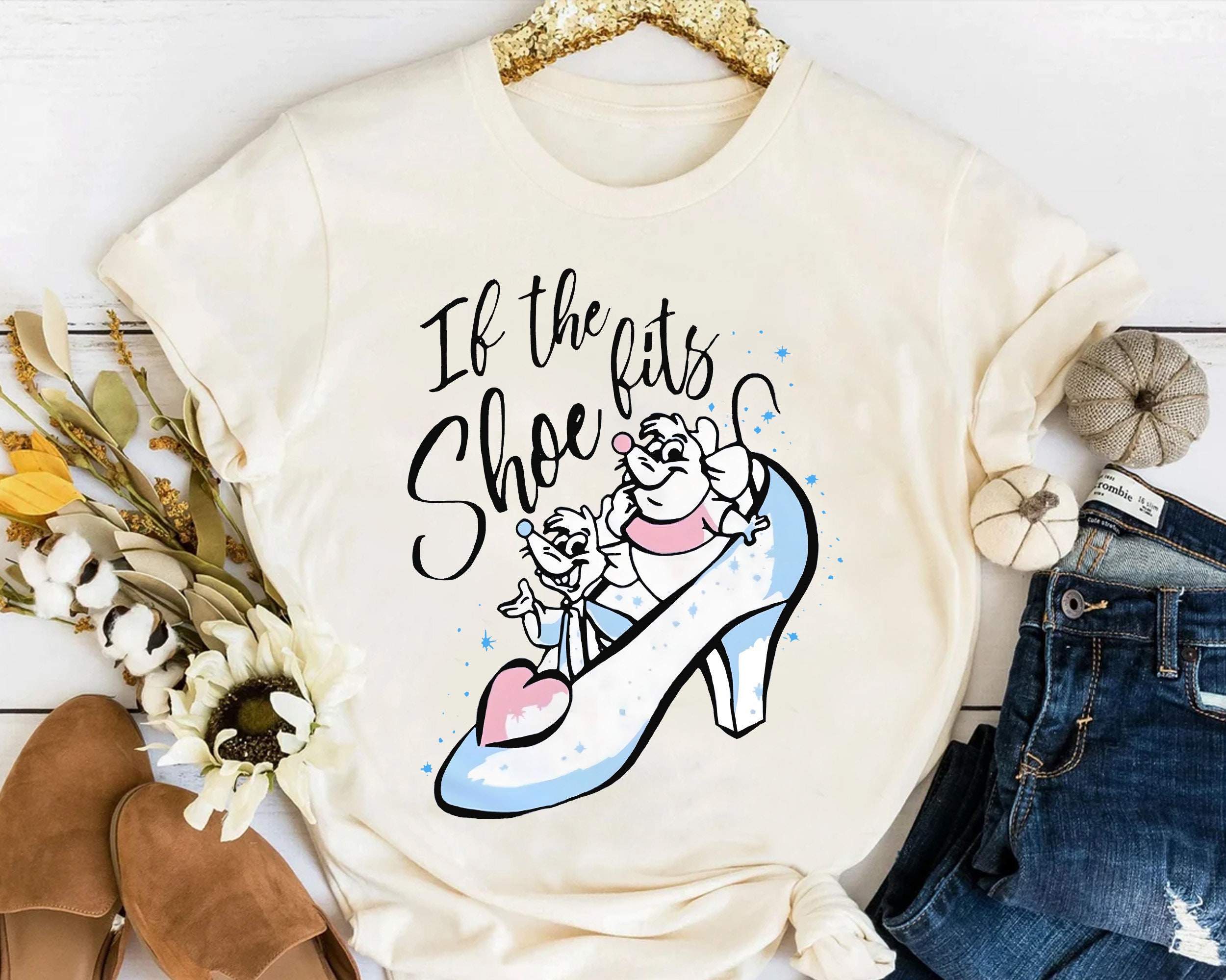 - Cinderella Shoe Etsy Shirt