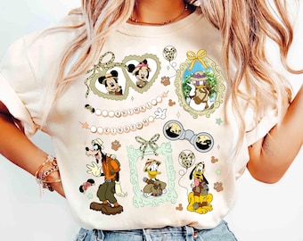 Mickey And Friends Leopard Coquette Bows Animal Kingdom Shirt, Disney Safari Mode Let's Get Wild Tee, Magic Kingdom Family Vacation Trip