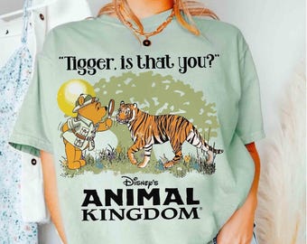 Tigger Is That You Disney Animal Kingdom T-shirt, Disney Winnie the Pooh Safari Mode Matching Tee, Magic Kingdom Family Vacation Gifts
