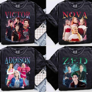 Disney Channel Zed Addison Victor Nova Bootleg T-shirt, Zombies 4 Movie 2025 Shirt, Zombies Poster 2025 Tee, Disneyland family Trip Shirt
