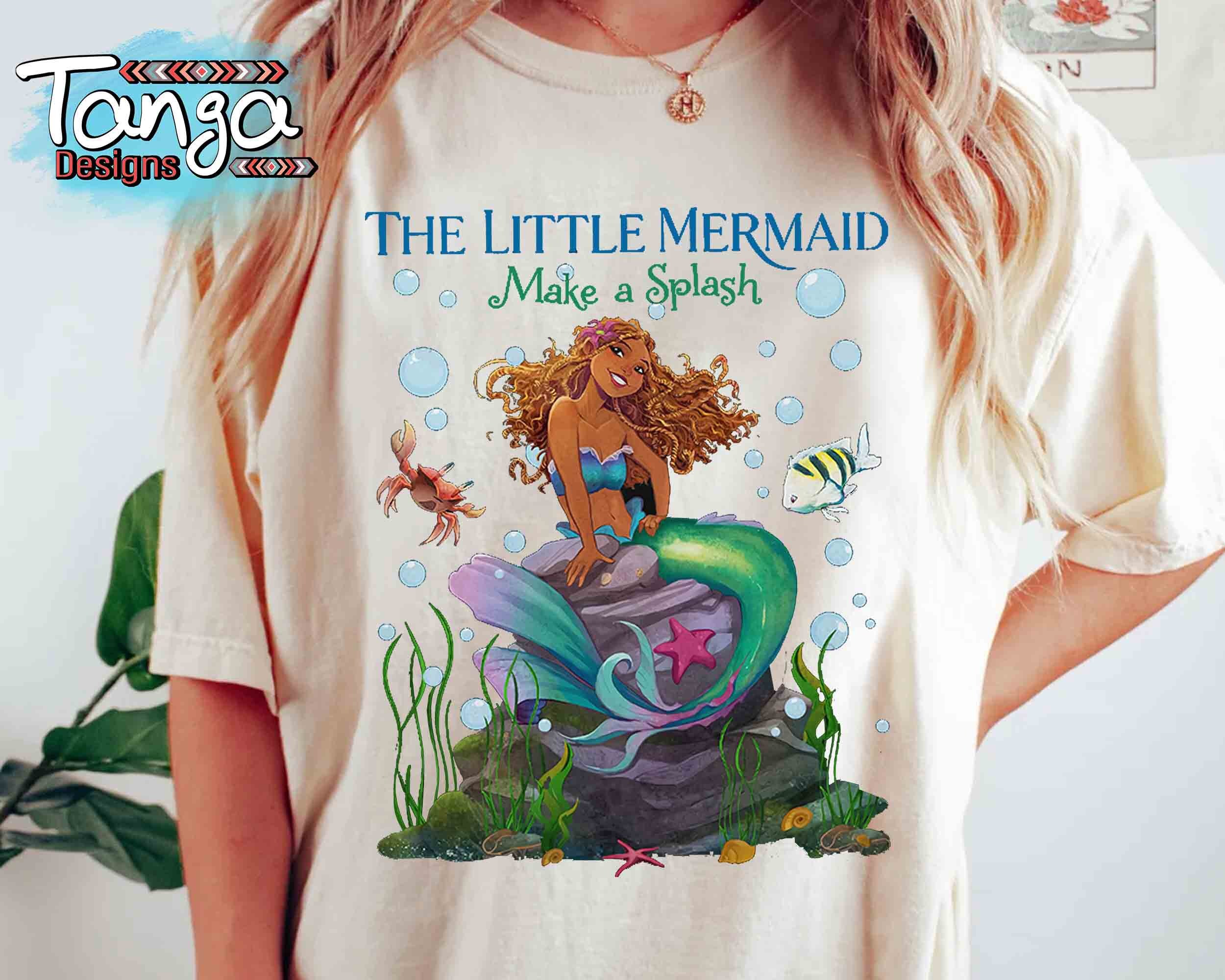 Black Ariel Princess Shirt Live Action Little Mermaid Movie 2023 Tee WDW Magic Kingdom Disneyland Trip Family Vacation Holiday Gift Etsy UK