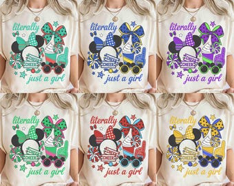 Coquette Bow Minnie UCA College Cheerleading Nationals Disney Cheer Shirt, Cheerleader Disney Girl Trip, Cheerleading and Dance Championship