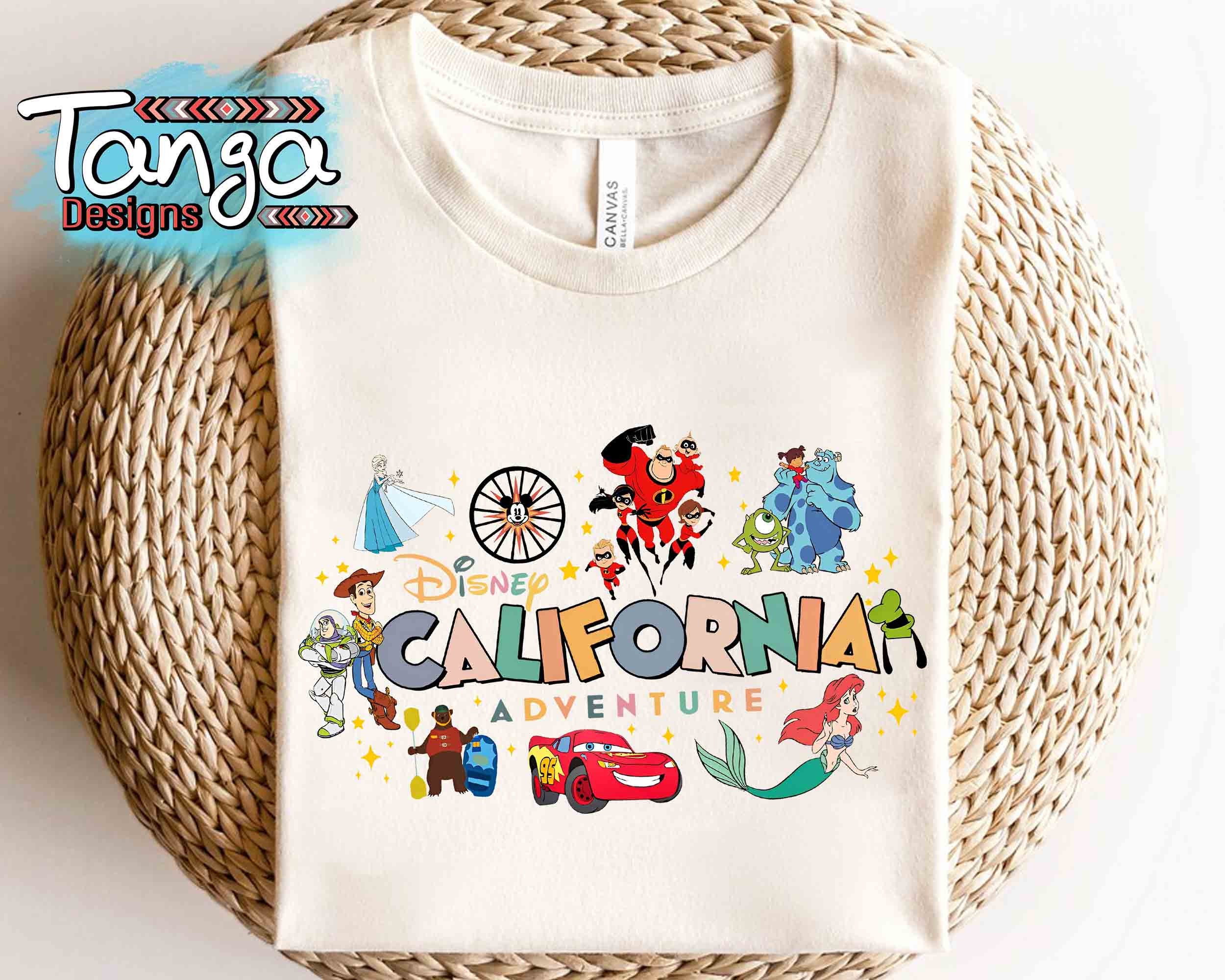 Disneyland California Adventure Family Matching Shirt, Magic Kingdom  Holiday Trip Unisex T-shirt Family Birthday Gift Adult Kid Toddler Tee 