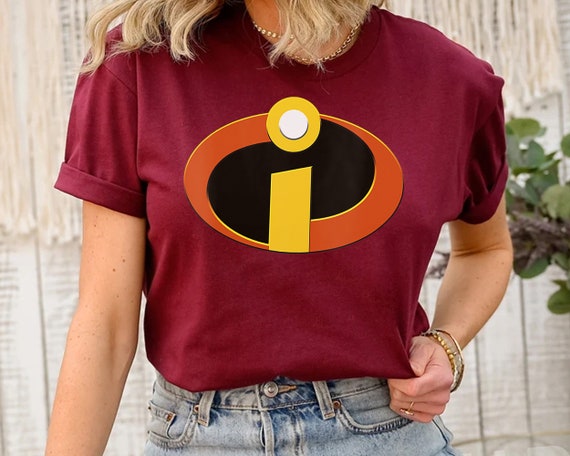Disney Pixar Incredibles Logo Halloween Costume T shirt Edna Mode Bob Parr Tee WDW Magic Kingdom Disneyland Family Vacation Holiday Gift Etsy