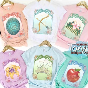 Camiseta retro con el icónico lazo coqueto de las princesas Disney, Bella, Ariel, Elsa, Cenicienta, camiseta del castillo mágico de Magic Kingdom, Walt Disney Disney Girl Trip imagen 2