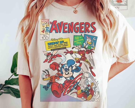 Disney 100 Mickey Mouse & Friends Custom Marvel Avengers Comics 