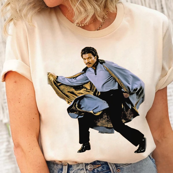 Star Wars Lando Calrissian Portrait Graphic T-Shirt, Galaxy's Edge Holiday Trip Unisex T-shirt Family Birthday Gift Adult Kid Toddler Tee