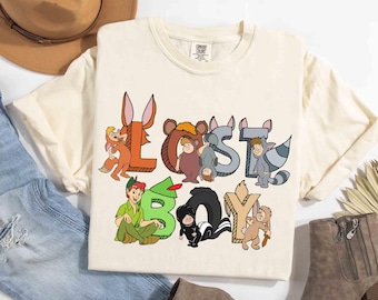 The Lost Boys Squad Logo Shirt, Disney Peter Pan Characters Shirt, Magic Kingdom WDW Holiday, Disneyland Family Trip Tee