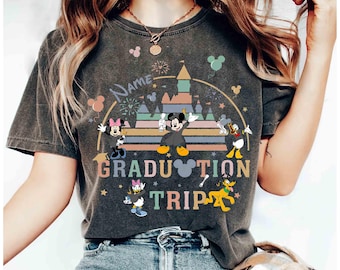 Personalized Mickey And Friends Disney Graduation 2026 shirt, Disney Grad Trip shirts, Gift for Graduate, Disney Family shirts, Graduate Tee
