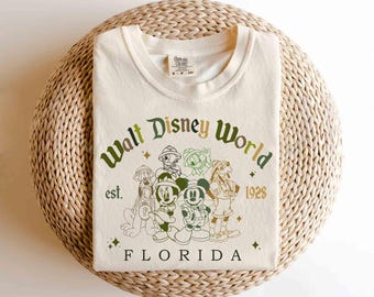 WDW Florida Mickey And Friends Leopard  Animal Kingdom Shirt, Disney Safari Mode Let's Get Wild Tee, Magic Kingdom Family Vacation Trip Tee