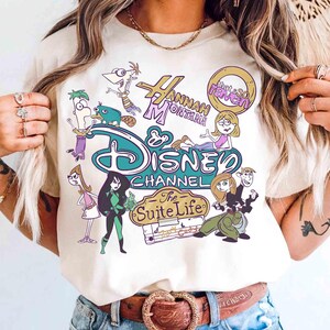 Disney Channel Cartoon Characters Group Hannah Montana Lizzie McGuire Phineas Ferb Shirt, What Dreams Are Made Of Tee, Disneyland Trip Gift