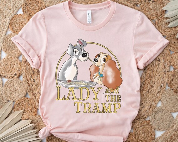 RONRON ♥ PASTA LADY AND THE TRAMP OVER FIT T SHIRT PASTA LADY AND THE TRAMP OVER FIT T SHIRT BLACK - RONRON 론론