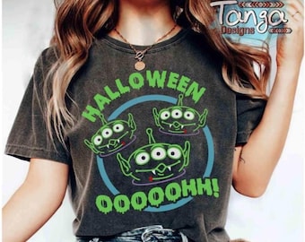Aliens Green Vampire Halloween Shirts, Disney Pixar Toy Story Tee, Mickey&#39;s Not So Scary Party Shirt, Disneyland Family Holiday 2025 Trip