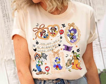 Camiseta de acuarela de Disney Pirates con lazos Coquette, camiseta de crucero Disney "Yo Ho Yo Ho A Pirate's Life for Me Mickey & Friends", camisetas de cruceros familiares