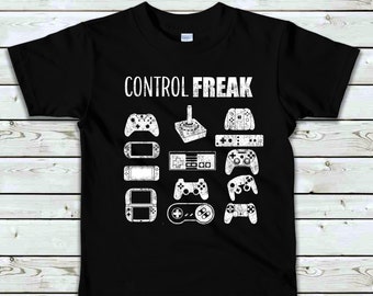 Control Freak Video Gamer Shirt, Funny Gamer Gifts, Gamer Gifts for Him, Back to School Shirt, Video Game Shirt, Gamer Shirt
