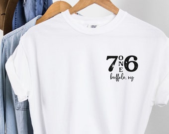 Buffalo Comfort Colors Shirt, 716 Buffalo New York Shirt, Buffalo T-shirt, Buffalo Gifts, Buffalo Shirt for Her, Buffalo NY Tee, Buffalo NY