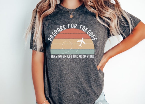 Flight Attendant Stewardess Travel Flying T-Shirt Gift Flight Attendant Stewardess Travel Flying T-Shirt Gift