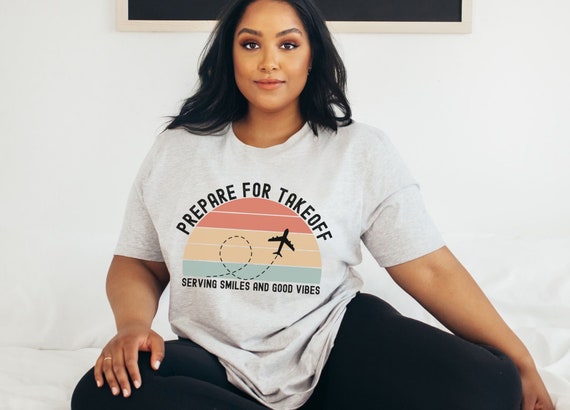 Flight Attendant Stewardess Travel Flying T-Shirt Gift Flight Attendant Stewardess Travel Flying T-Shirt Gift