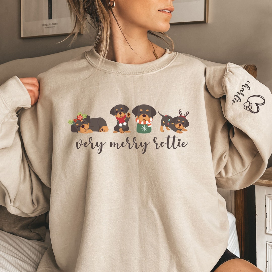Christmas Dog Sweater Rottweiler Christmas Gift Dog Etsy