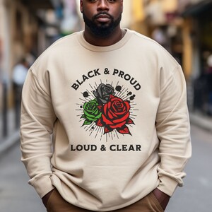 Black History Sweatshirt, Black History Crewneck, Pure Brown Sugar Shirt, African American Shirt Gift, Melanin Top,Proud Black History Shirt