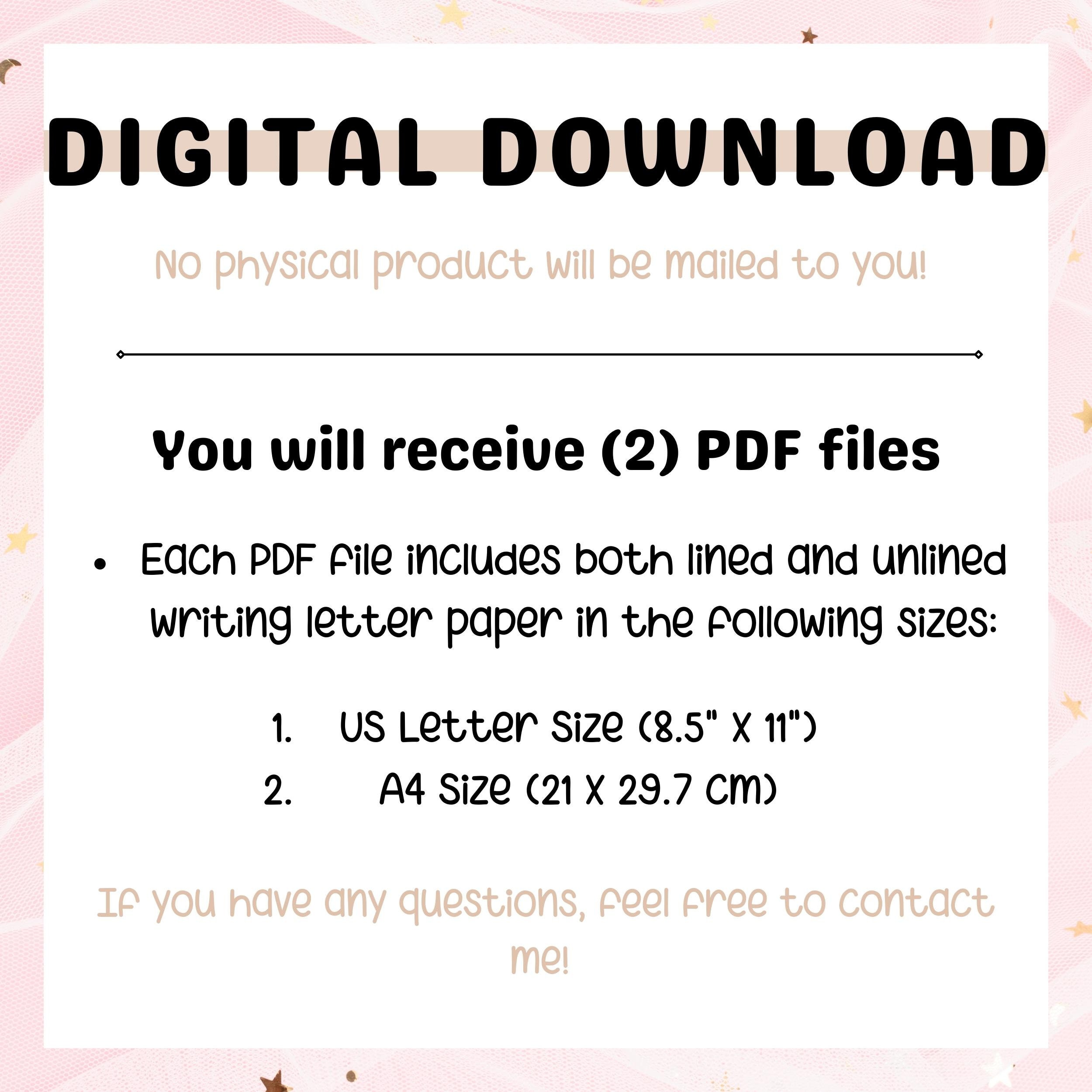 Kawaii Puppy Stationery Printable Puppy Stationary Kawaii - Etsy