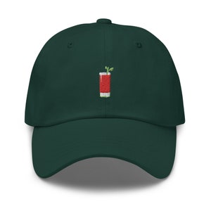 Caesar Bloody Mary Dad Hat - Gift for Cocktail Lovers - Primary Color Way - Cotton Embroidered Cap