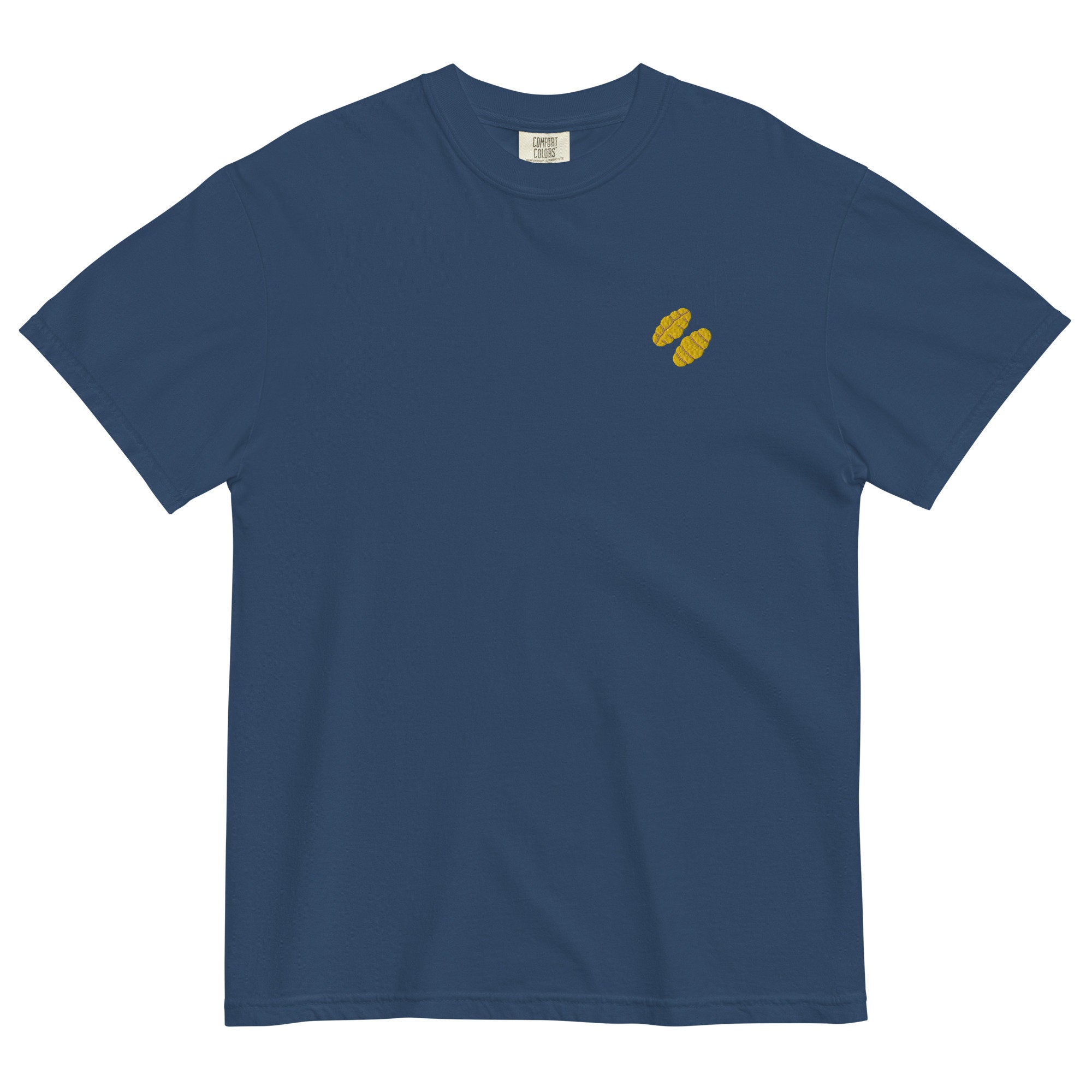 Gnocchi T Shirt - Gift for Pasta Lovers & Italian Foodies - Cotton Embroidered Shirt