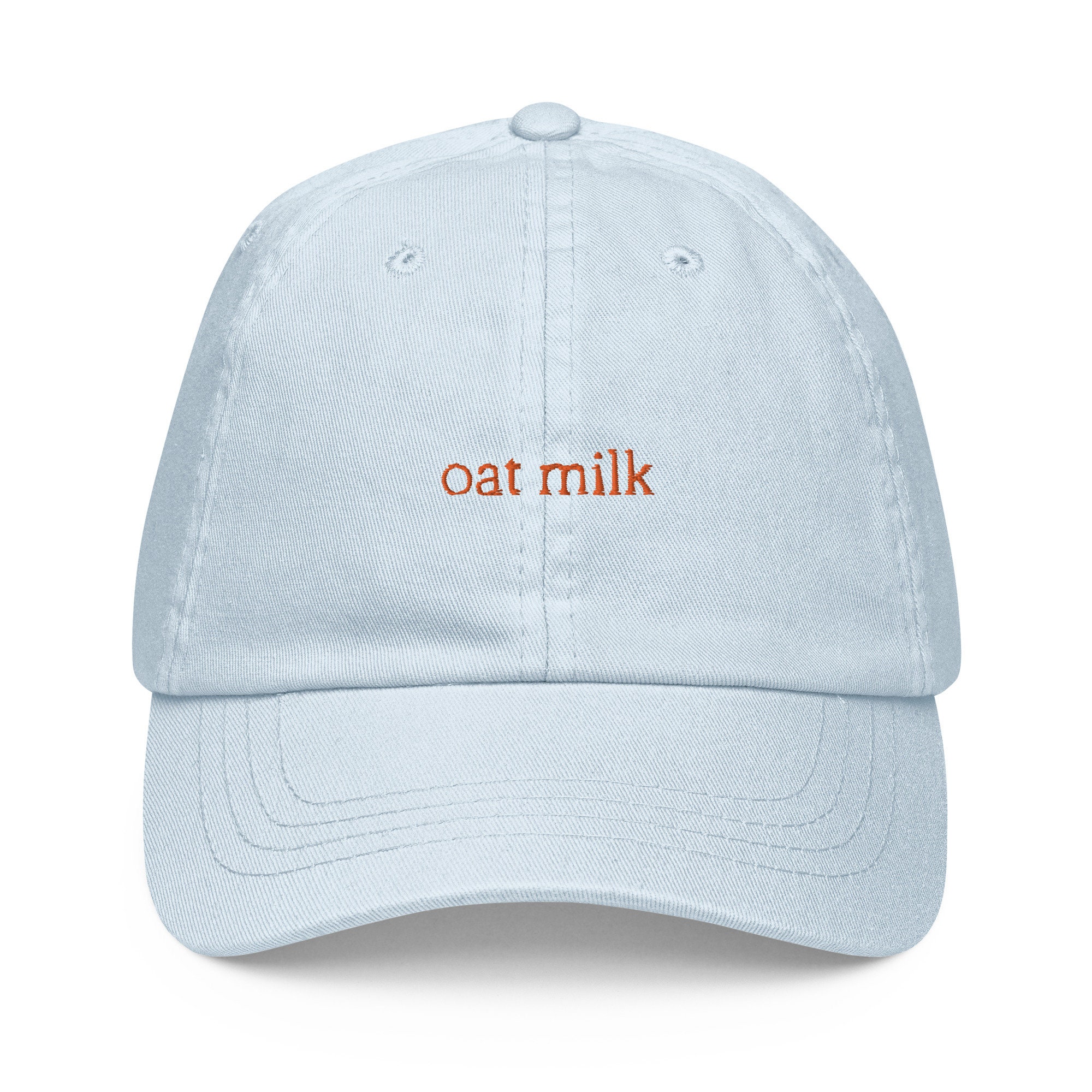 Oat Milk Dad Hat Gift for Dairy Free Coffee Lovers Minimalist Cotton  Embroidered Cap -  UK