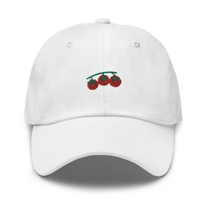 Tomatenrebe Hut - Italienische Essen Liebhaber - Tomaten Geschenk - Bestickte Baumwollmütze - mehrere Farben