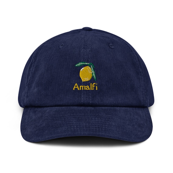 Amalfi Coast Corduroy Hat - Gift for Italian Lemon Lovers  display picture 3