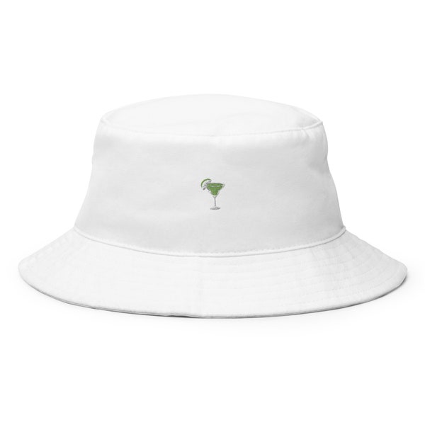 Margarita Bucket Hat - 100% Cotton Embroidered