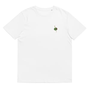 Olive T Shirt - Manzanilla, Spanish, Pimento Stuffed Olive with Toothpick - Cotton Embroidered Tee