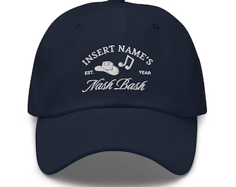 Sombrero bordado personalizado de Nash Bash: despedida de soltera en Nashville
