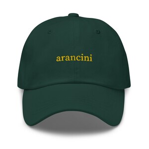 Chapéu Arancini - Presente para amantes da comida italiana - Boné de algodão bordado