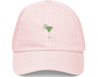 Margarita   Hat - Gift for Taco Cocktail Lovers - Embroidered Cotton Hat