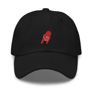 Mano Cornuto Hat - Italian Horn, Evil Eye, Malocchio, Cornicello - Cotton Embroidered   Cap - Multiple Colors