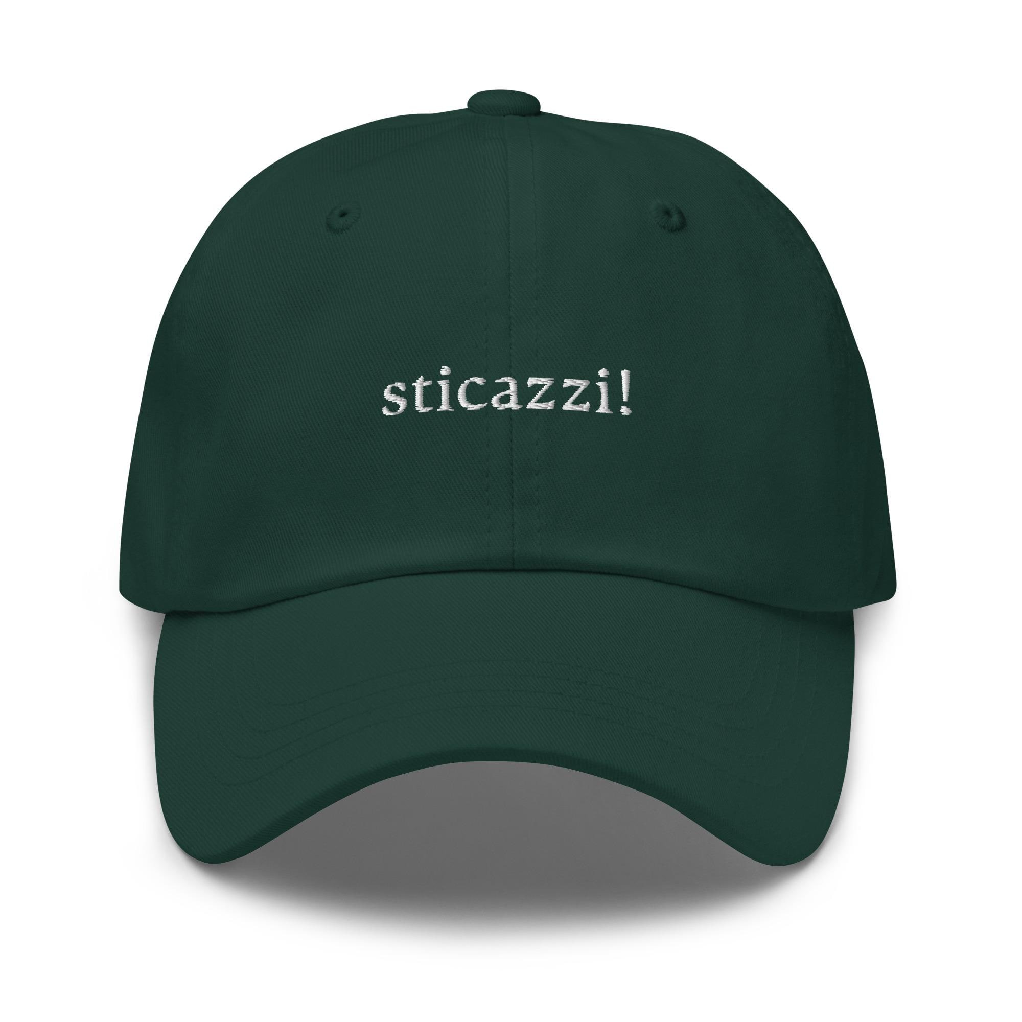 Sticazzi Hat - Italian Sayings - Cotton Embroidered Dad Cap