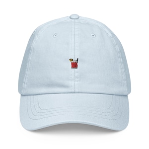 Old Fashioned   Hat - Gift for Cocktail Lovers - Minimalist Embroidered Cap