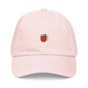 Moscow Mule   Hat - Gift for Cocktail Lovers - Embroidered Cotton Hat